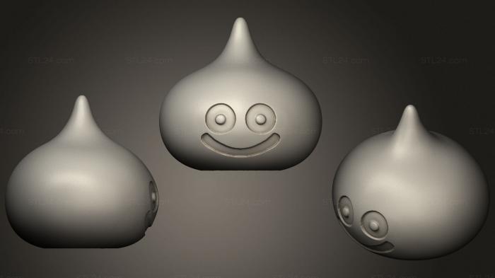 Miscellaneous figurines and statues (The Blob, STKR_1820) 3D models for cnc